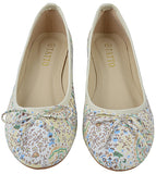 Floral Pattern Ballerina Pumps Comfort flat Shoes