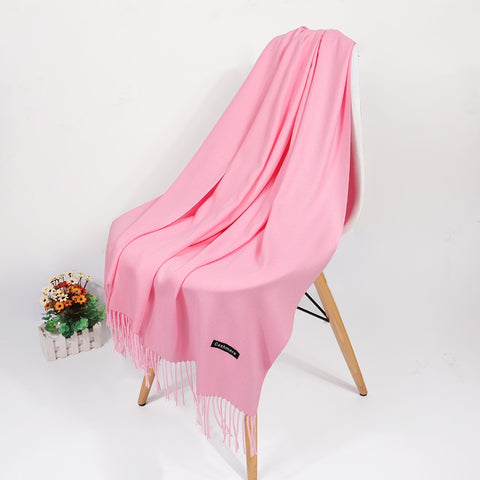 2020 Real Cashmere Women Scarf Winter Shawl Foulard Echarpe Femme Pashmina Kerchief Wool Stole Lic Winter Scarf For Lady Tippet